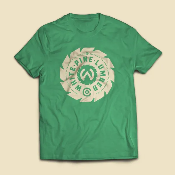 White Pine Lumber Co Kelly Green Shirt