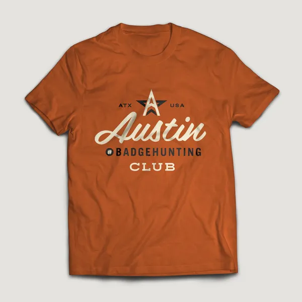 Austin Badgehunting Club T-Shirt