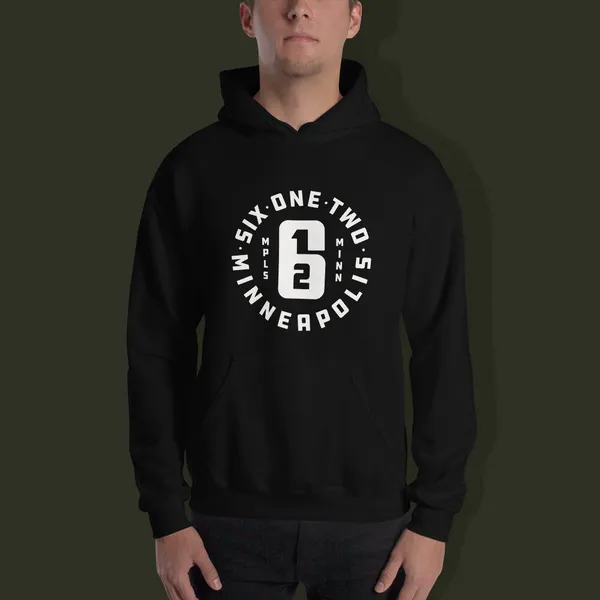 612 Black Hoodie