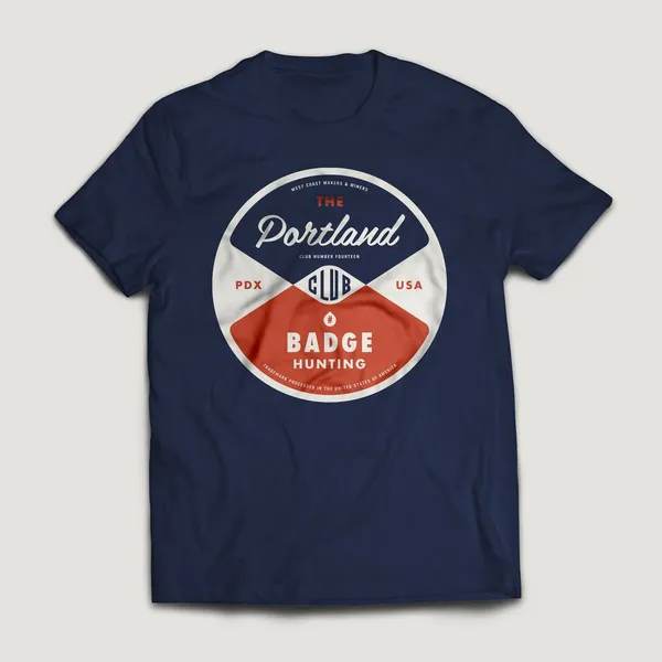 The Portland Badgehunting Club Tee
