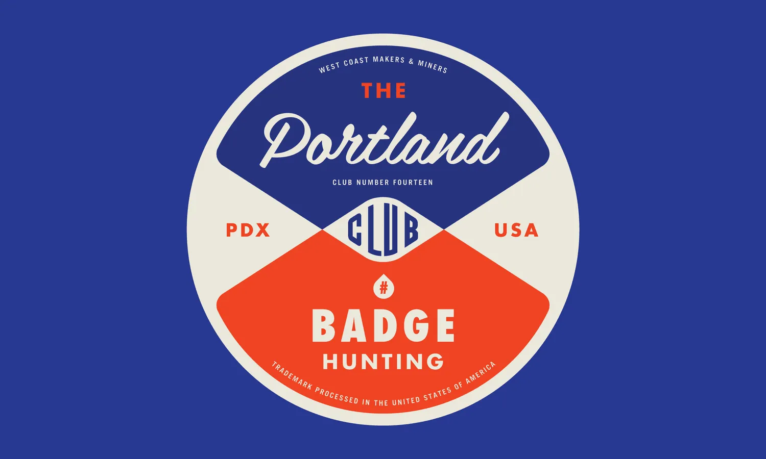 #Badgehunting Clubs - design showcase item 1
