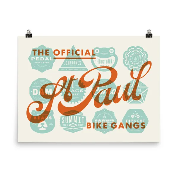 St. Paul Bike Gangs Poster