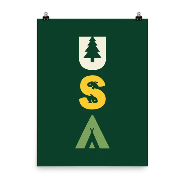 North Woods Series: USA Poster